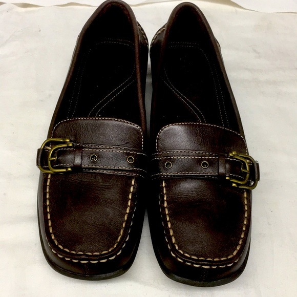 What’s what leather loafers ladies sz 7 - Picture 1 of 8